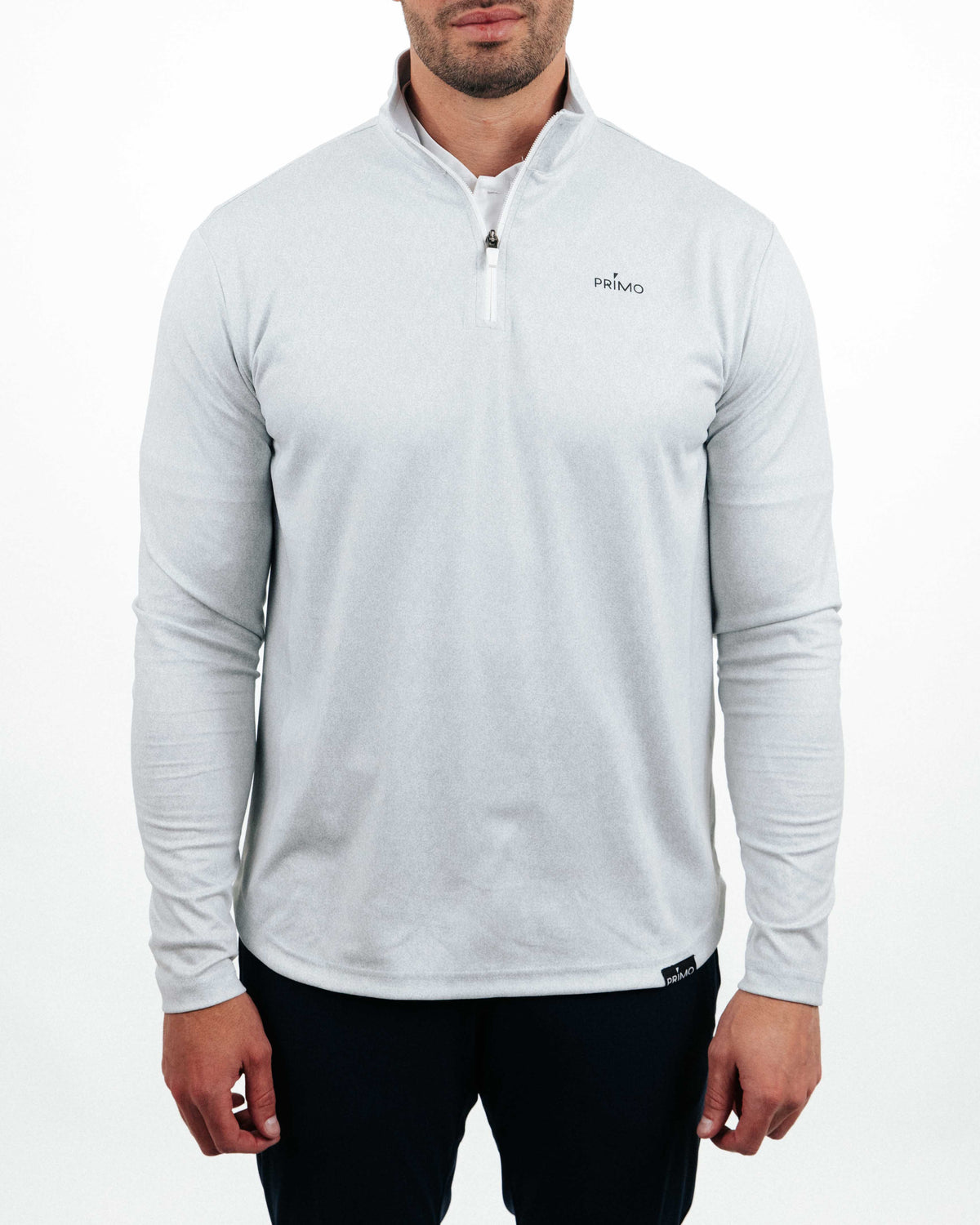 Primo Quarter Zip - Light Static