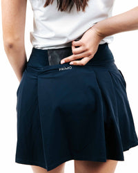 Women's Navy Ruffle Skirt
