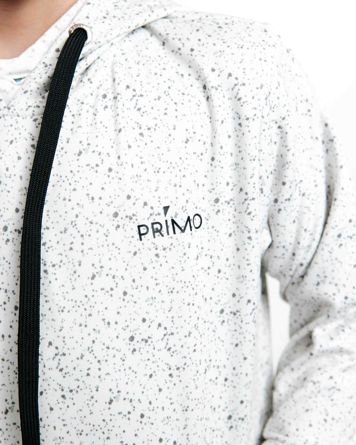 Primo Youth Hoodie - Speckled White