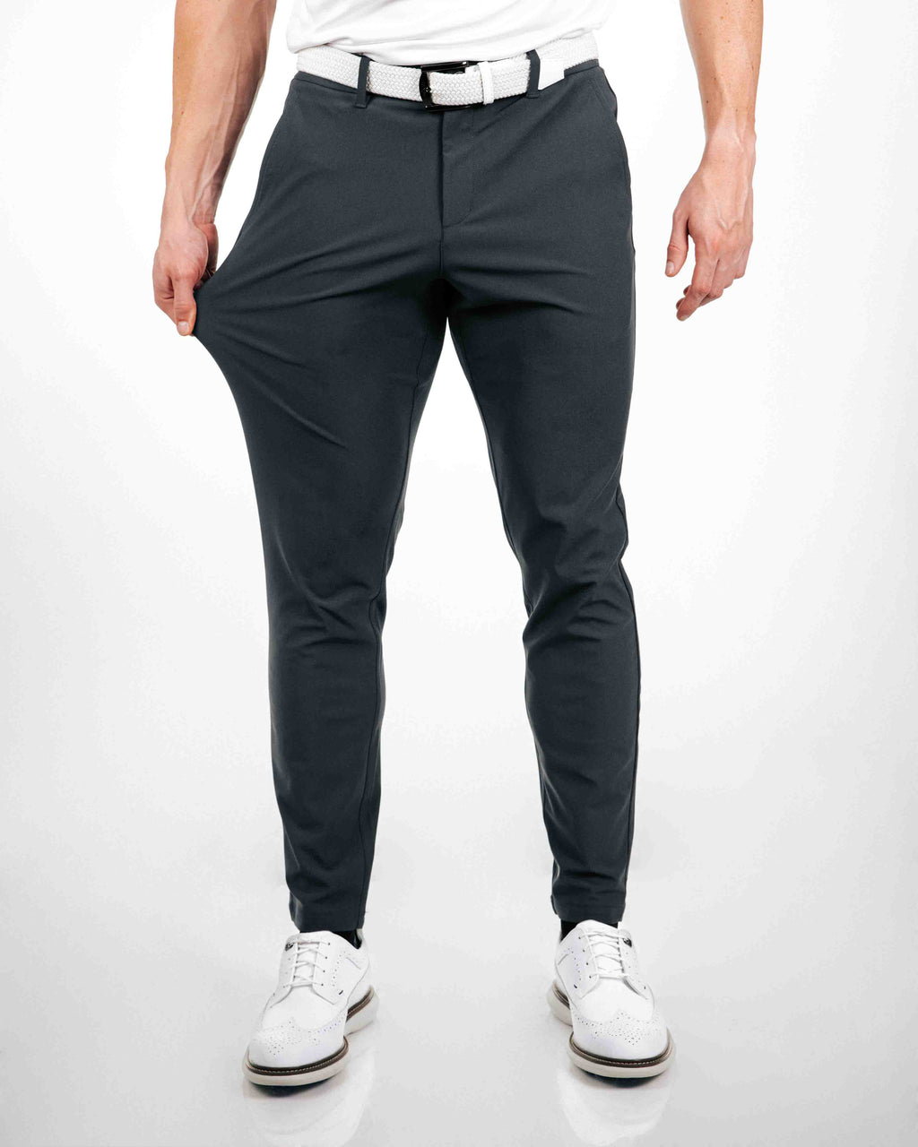 Primo Dark Gray Traditional Pants Primo Golf Apparel