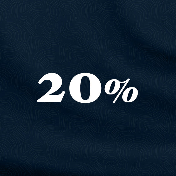 End of Summer 20% OFF