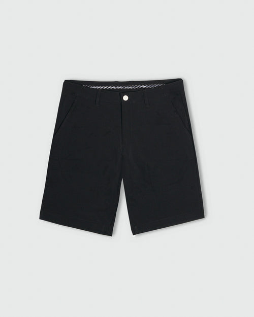 Men's Black Golf Shorts