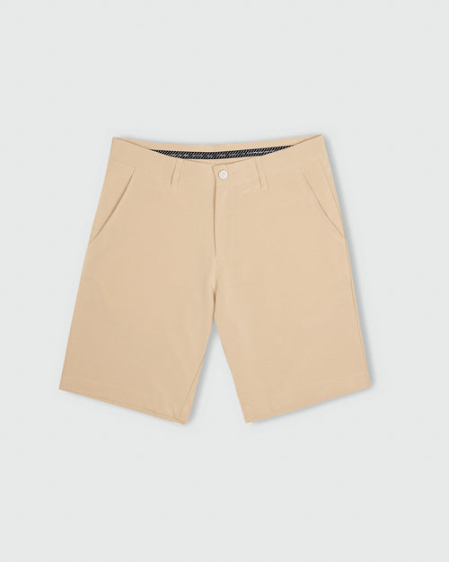 Men's Light Khaki Golf Shorts