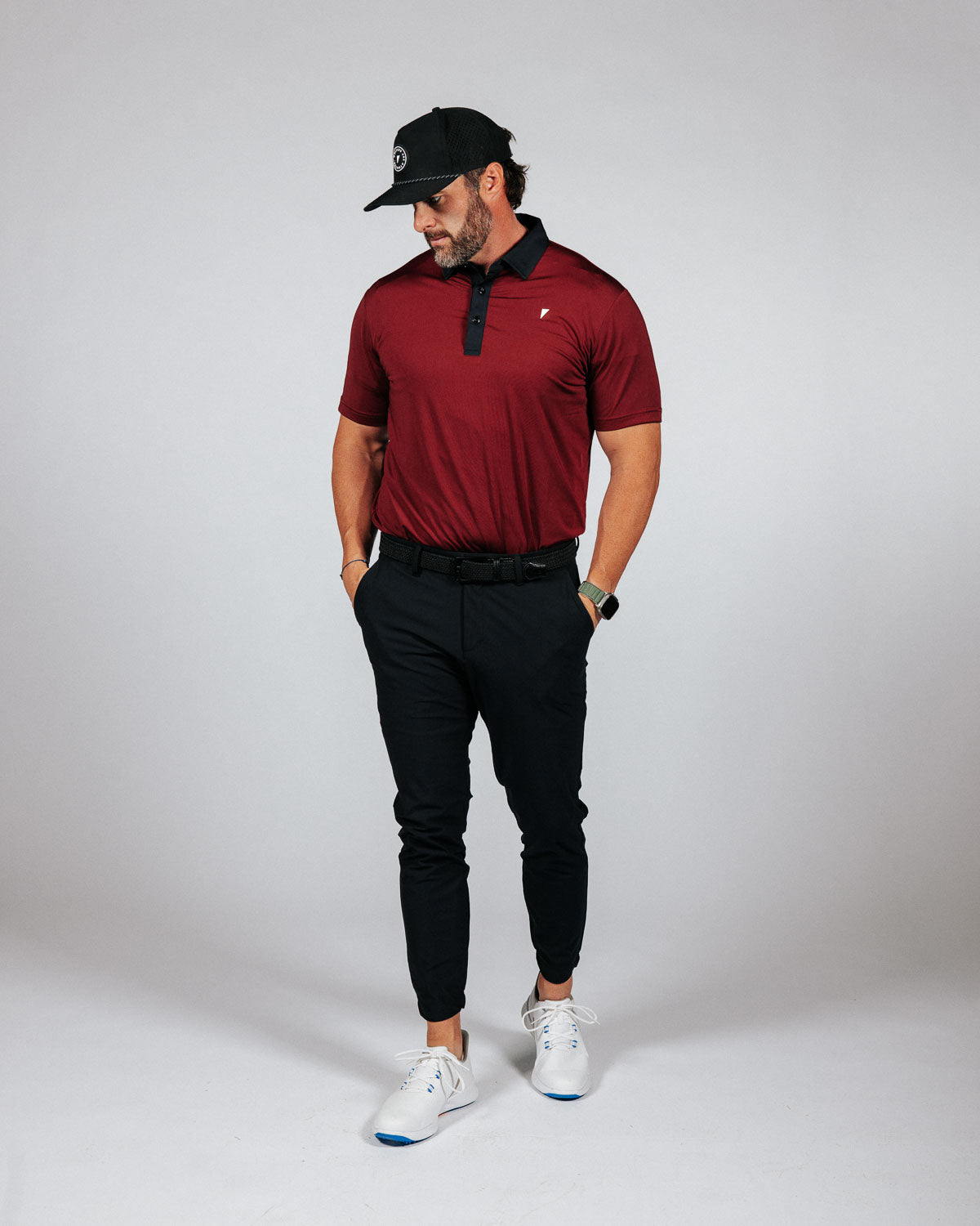 Black Cherry Classic Collar Polo – Primo Golf Apparel