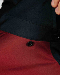 Black Cherry Classic Collar Polo