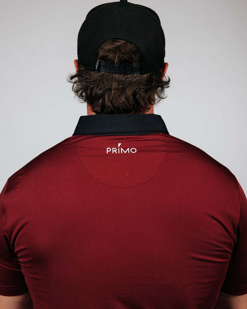 Black Cherry Classic Collar Polo