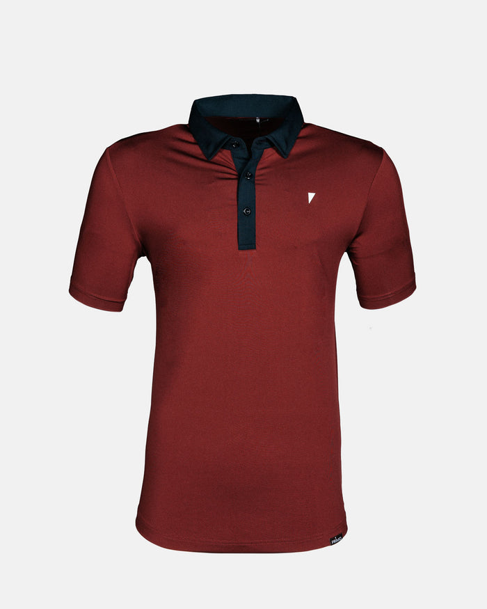 Black Cherry Classic Collar Polo