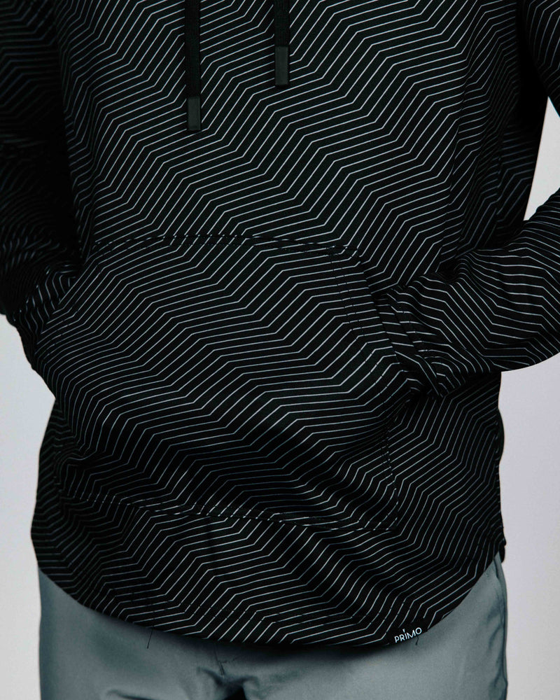 Black Chevron Golf Hoodie