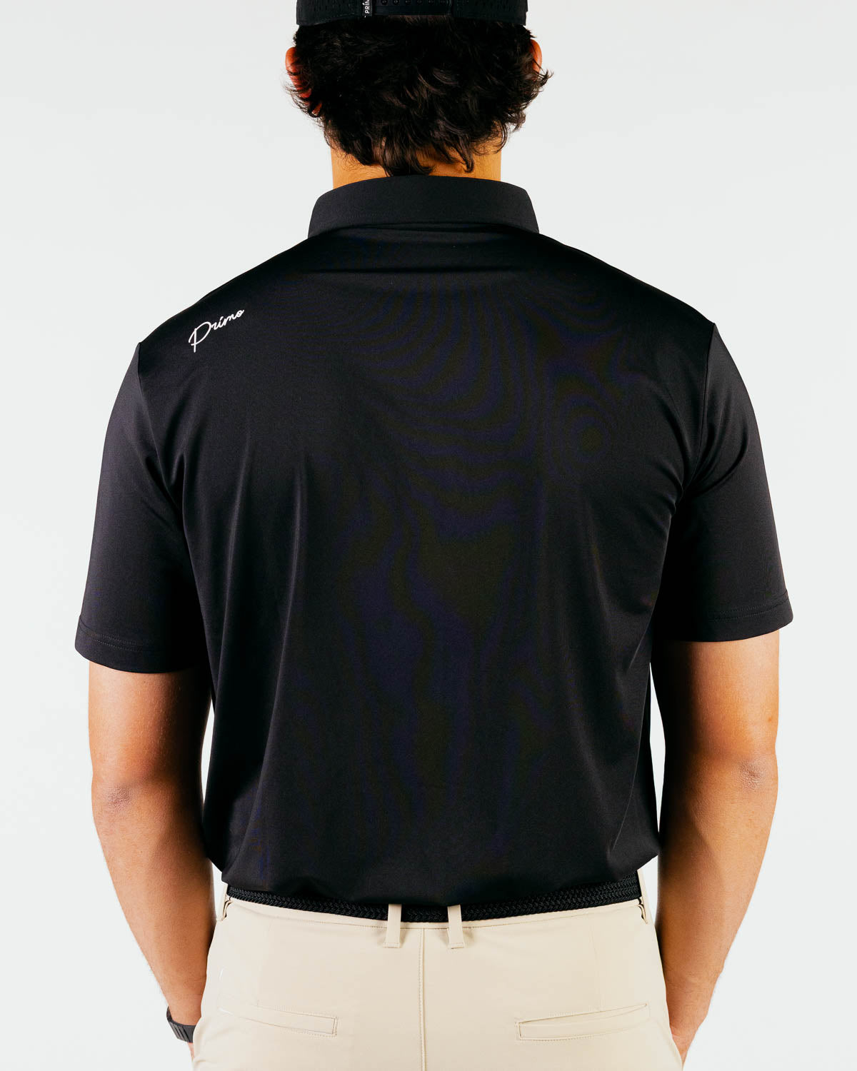 Black Cursive Classic Polo β Primo Golf Apparel