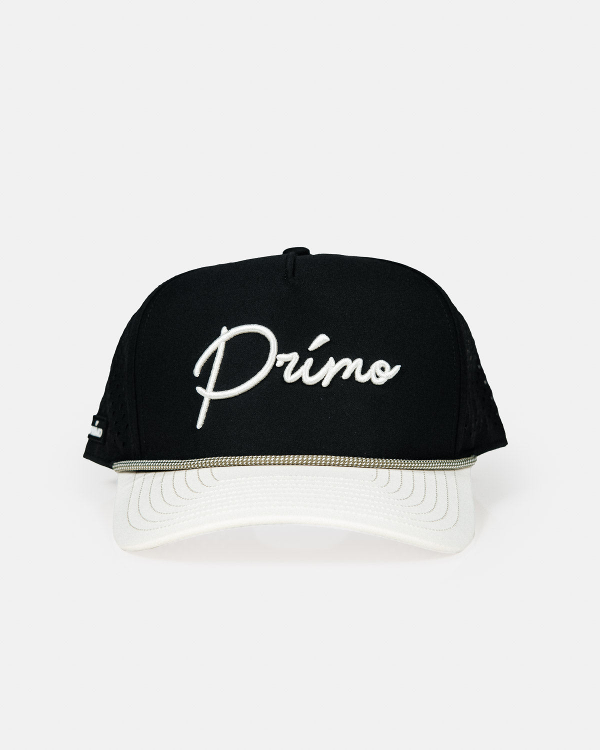 Black + Cream Cursive Hat