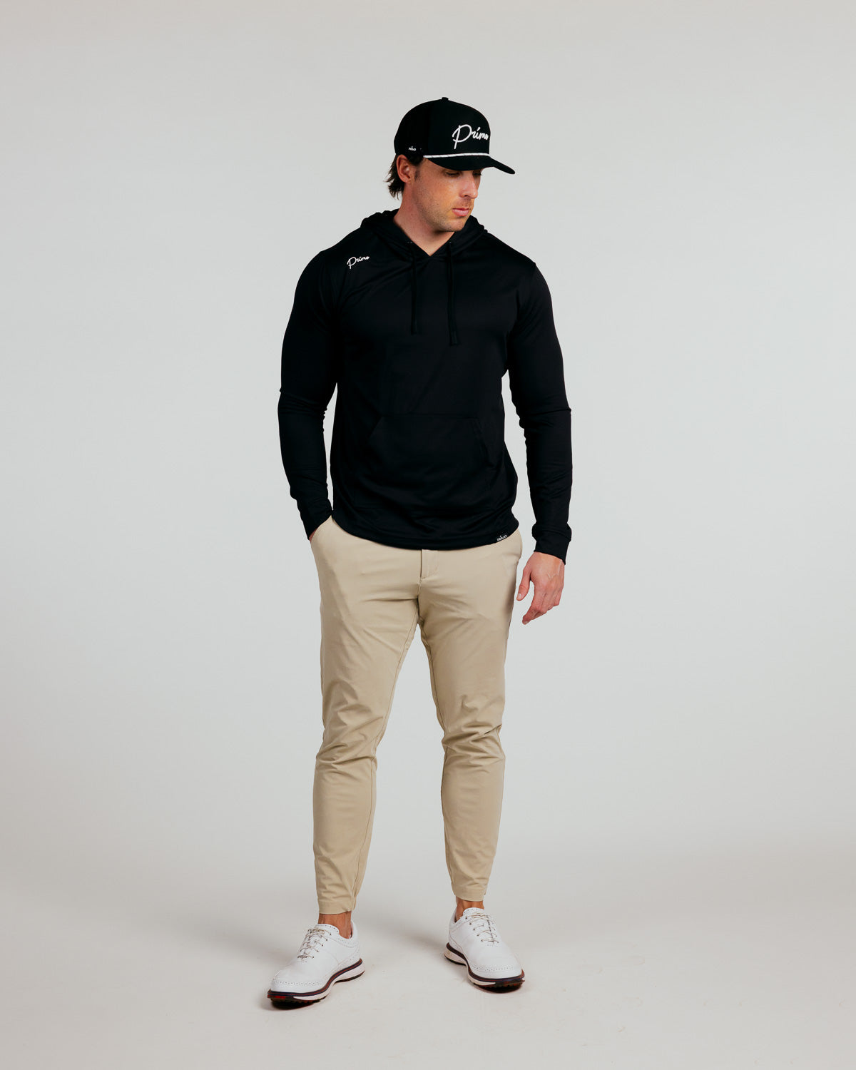 Black Cursive Golf Hoodie – Primo Golf Apparel
