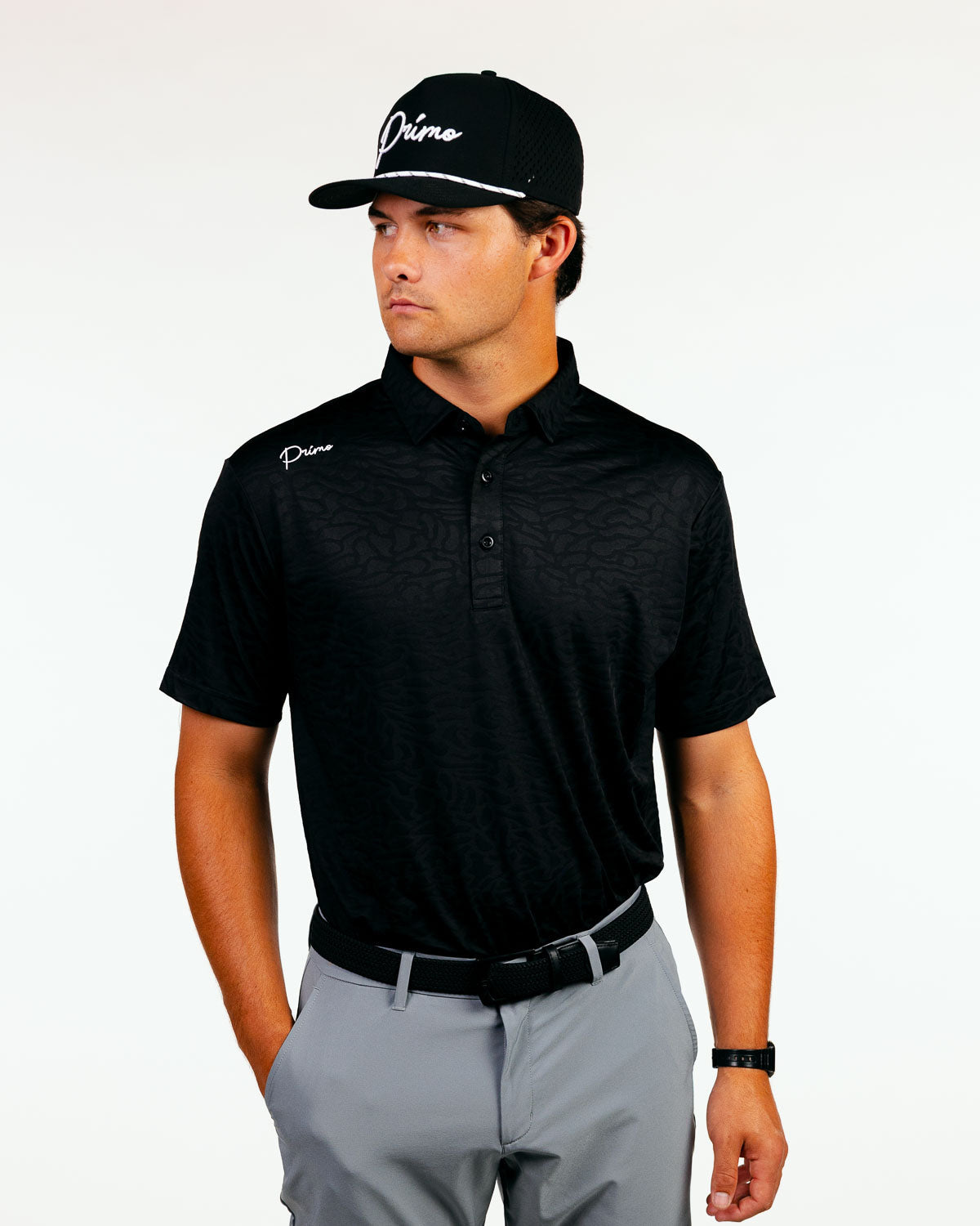 Primo Luxe Classic Polo - Black