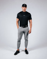 Primo Mock Neck Tee - Black