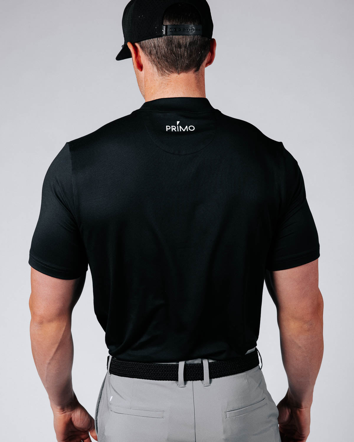 Black Mock Neck Tee – Primo Golf Apparel
