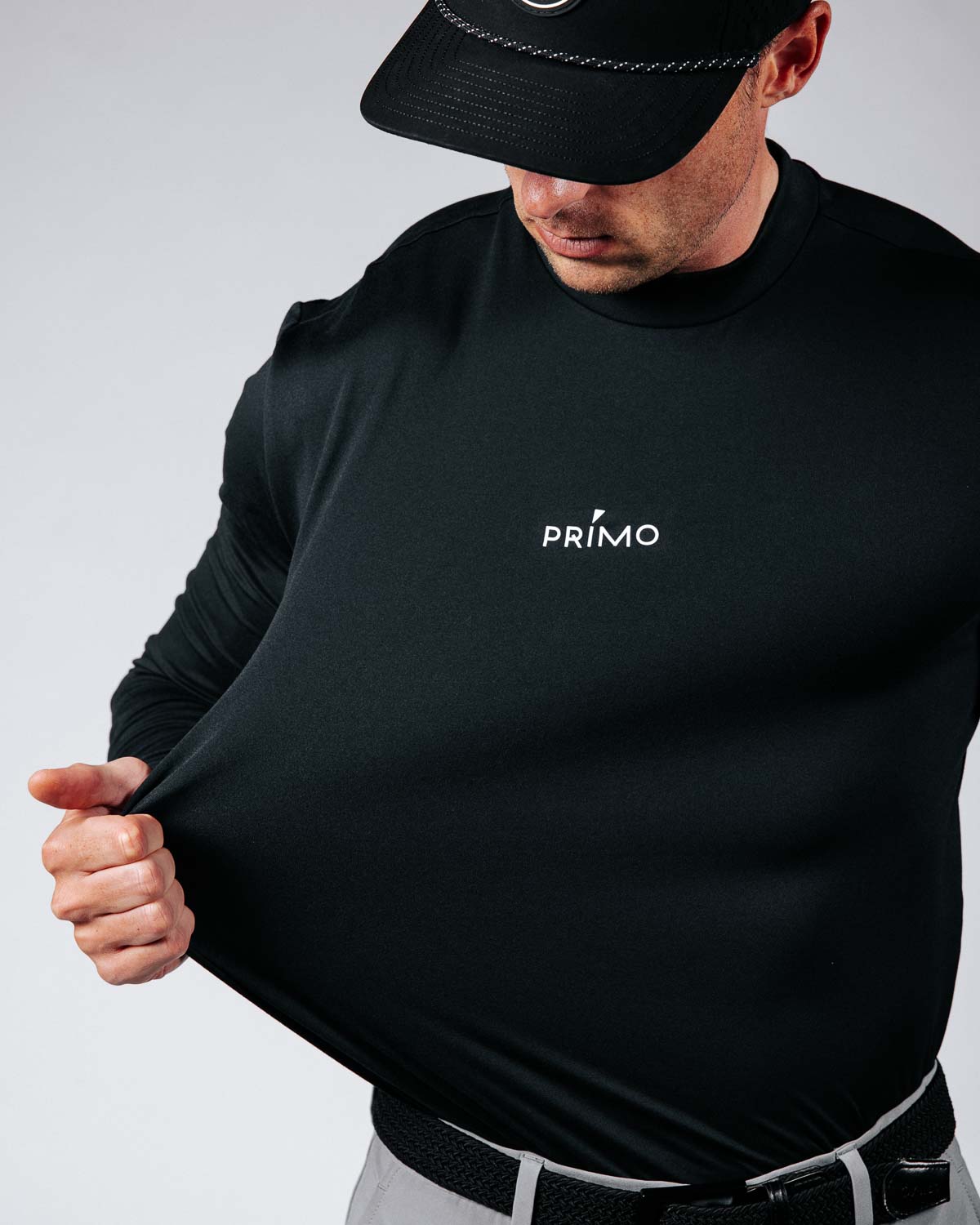 Black Mock Neck Long Sleeve – Primo Golf Apparel