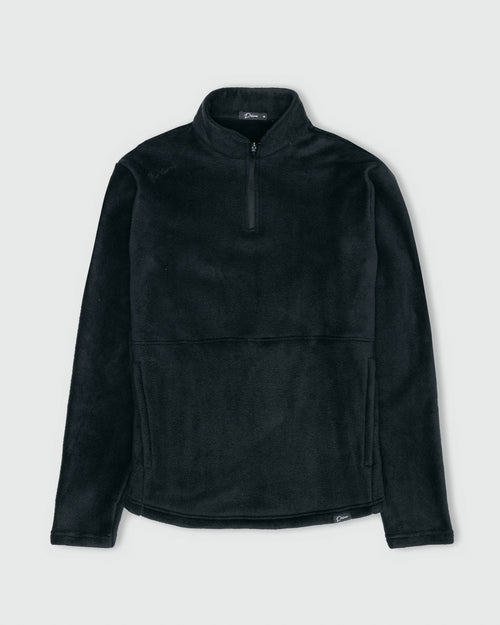 Black Polar Fleece Q Zip