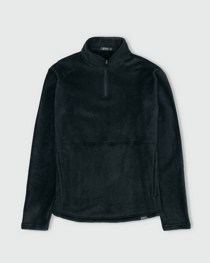 Black Polar Fleece Q Zip