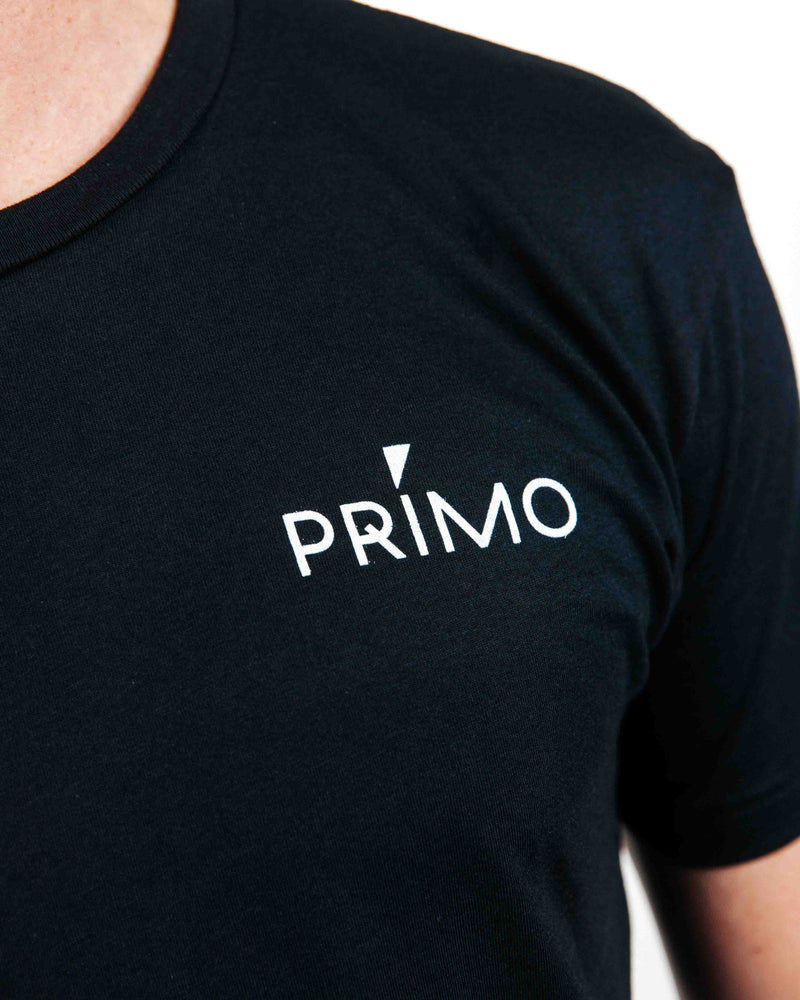 Primo Wordmark Logo Tee - Black
