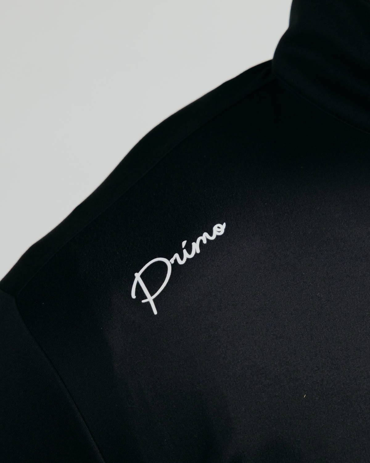 Black Cursive Quarterzip