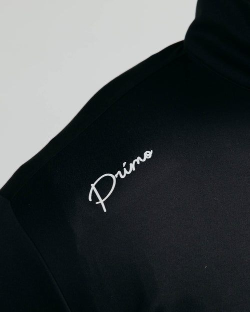 Black Cursive Quarterzip