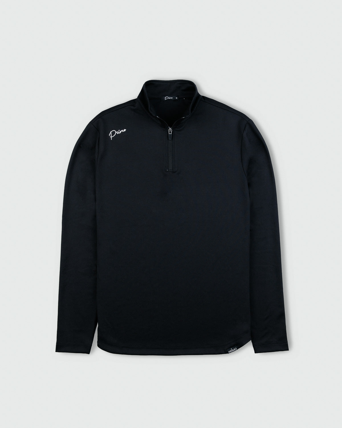 Black Cursive Quarterzip