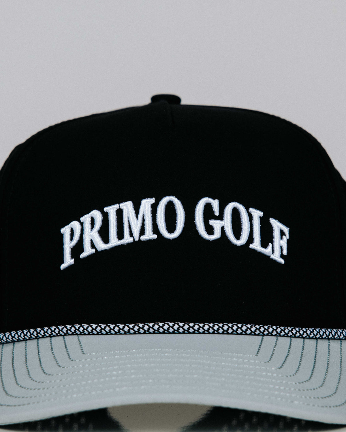 Black Serif Two Tone Hat