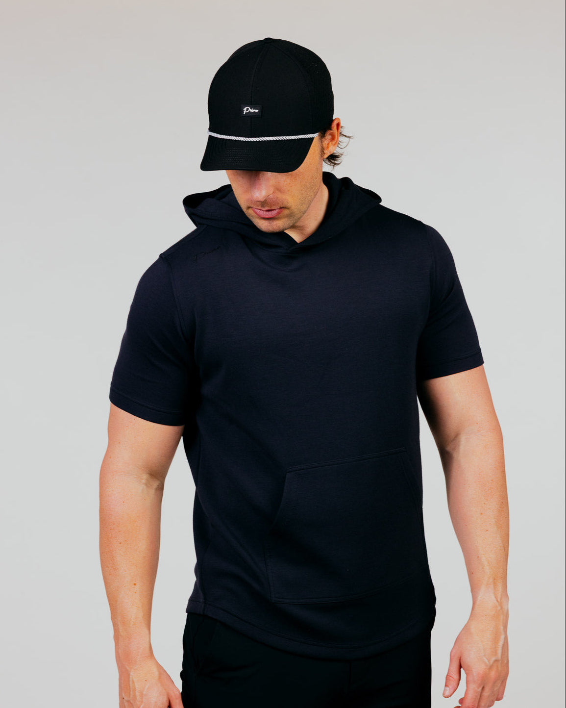 CoreSoft Hooded Tee - Black