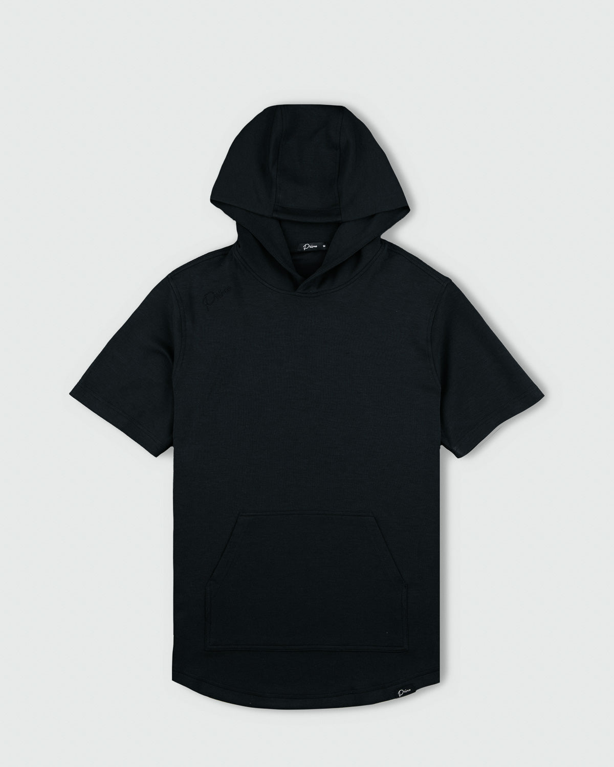 Black Short Sleeve Recovery Hoodie