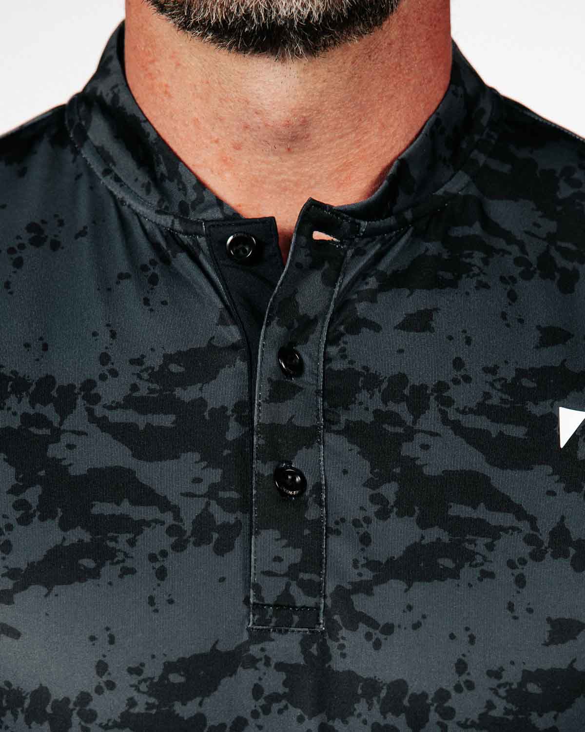 Black Splatter Blade Polo – Primo Golf Apparel