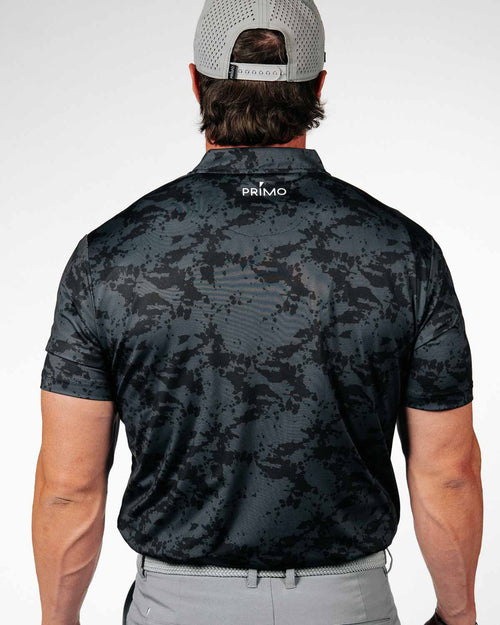 Black Splatter Blade Polo