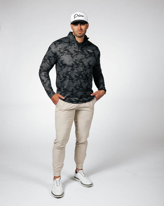 Black Splatter Classic Quarter Zip