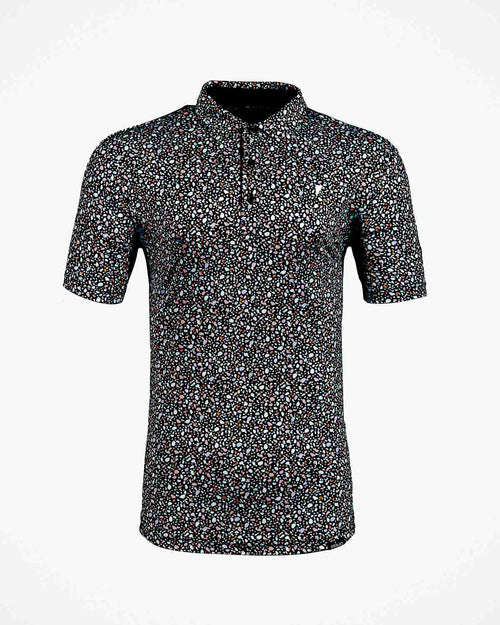 Black Stained Glass Classic Polo
