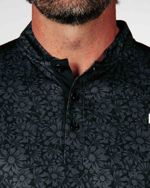 Black Sunflower Blade Polo