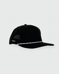 Black Blank Hat w/ Rope