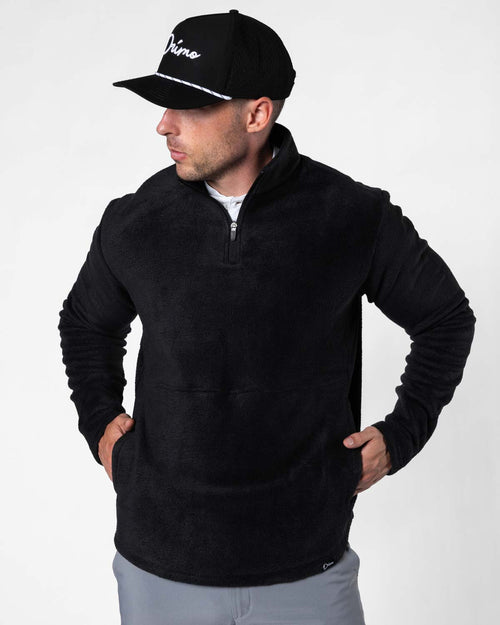Black Polar Fleece Q Zip