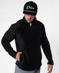 Black Polar Fleece Q Zip