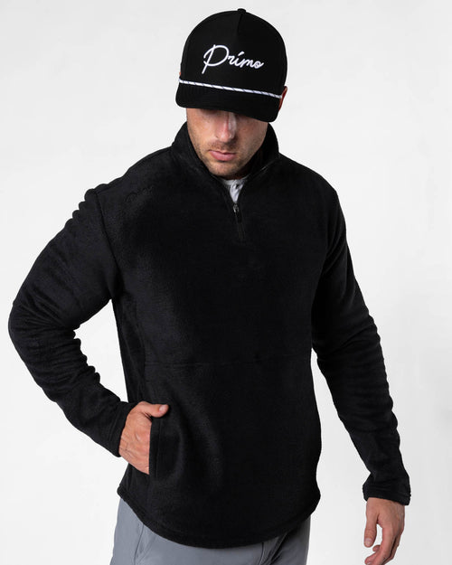 Black Polar Fleece Q Zip