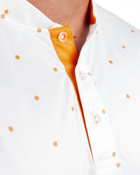 Primo Blade Collar Polo - Tangerine