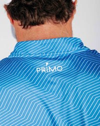 Blue Chevron Blade Polo