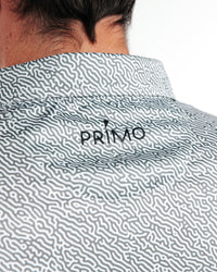 Primo Classic Polo - Gray Maze