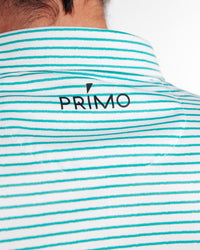 Primo Classic Polo - Teal Stripes