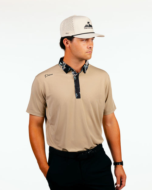Cursive Classic Polo - Clay