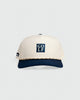Cream | Navy Golf Hat