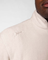 Light Khaki Polar Fleece Q Zip
