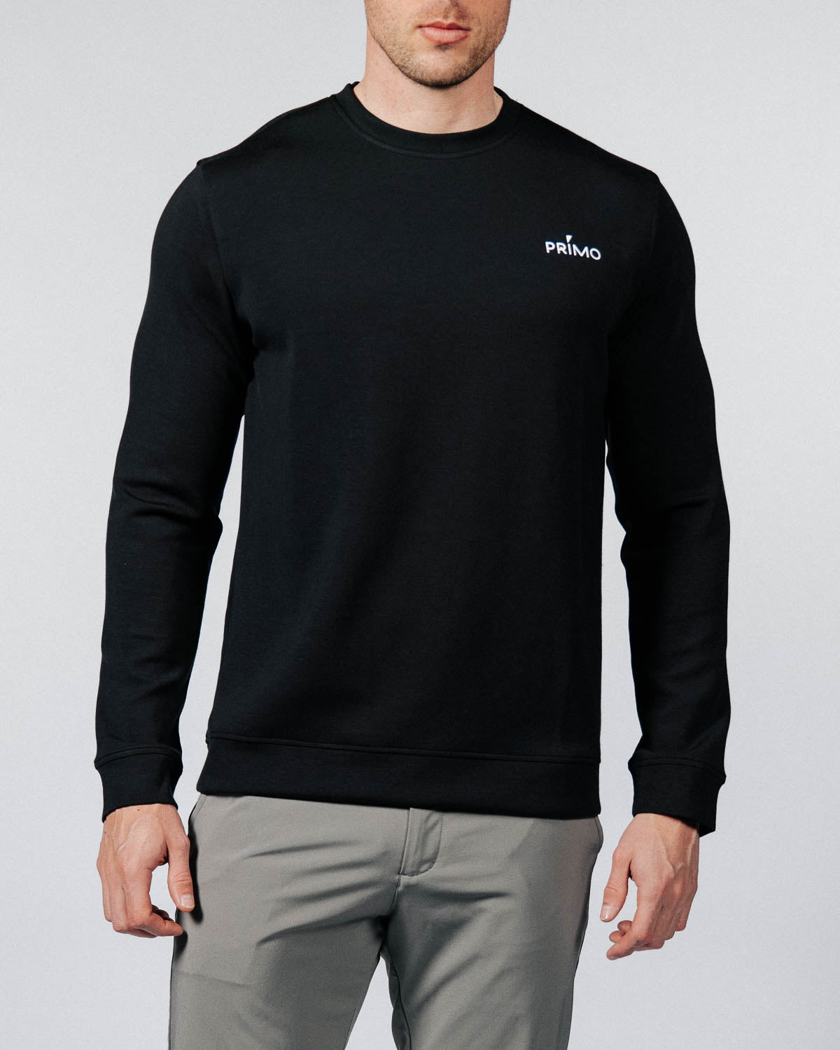Men's Black Golf Crew Neck – Primo Golf Apparel
