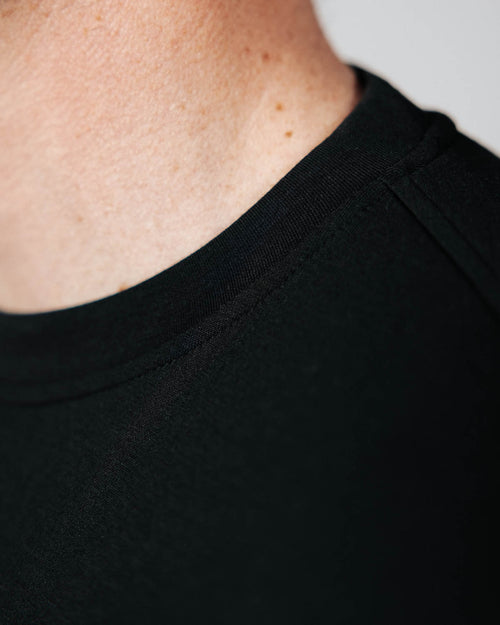 Men's Black Golf Crew Neck