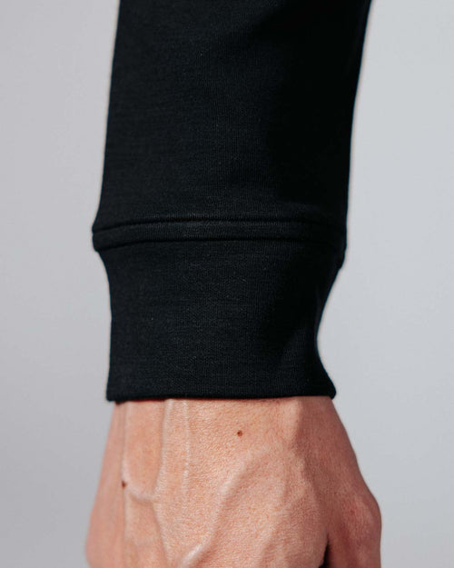 Men's Black Golf Crew Neck