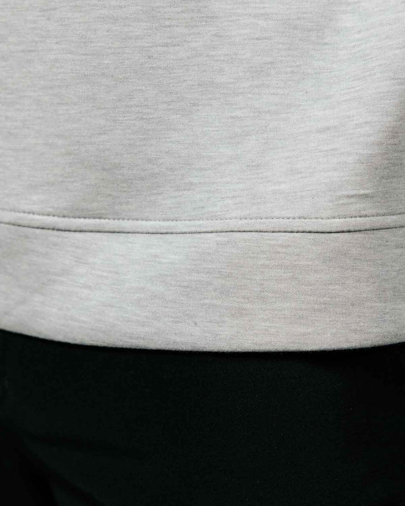 Men's Heather Gray Golf Crew Neck