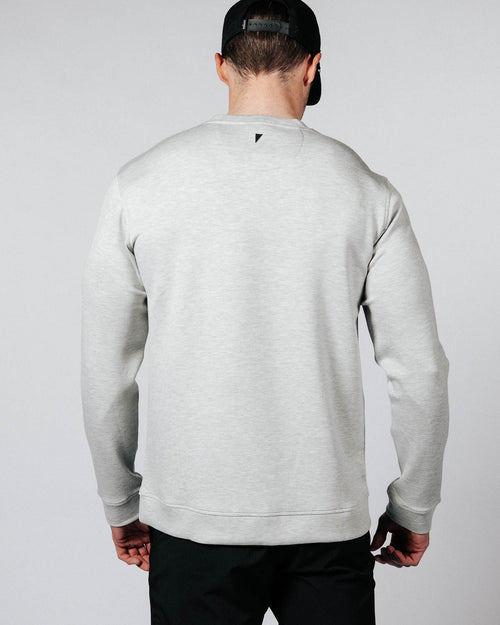 Men's Heather Gray Golf Crew Neck
