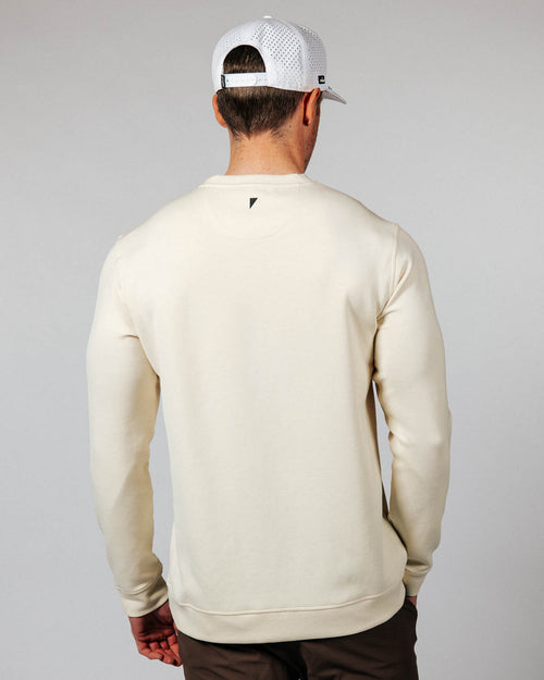 Men's Light Khaki Golf Crew Neck